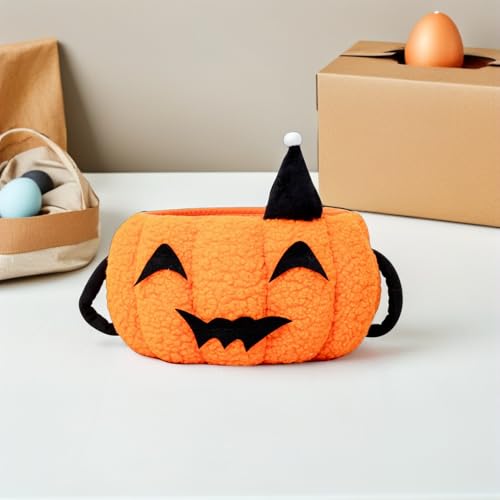 Panier à jouets citrouille : rangez les petits objets de Halloween facilement