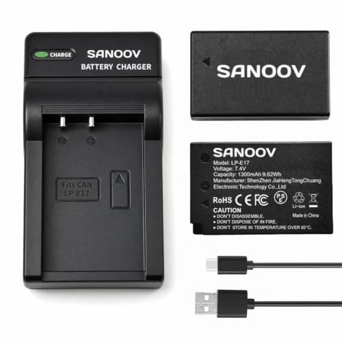 Amazon | Sanoov for eos kiss x9 バッテリー 充電器 キット 1300mAh 2