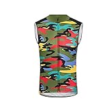 UGLY FROG Uglyfrog® Cycling Vest Herren Fahrradtrikot,MTB Outdoor Männer Ärmellos Radtrikot Jersey/Fahrradbekleidung, Schnell Rocknend Fahrradkleidung Für Rennrad,Radsport DEHerMJ01