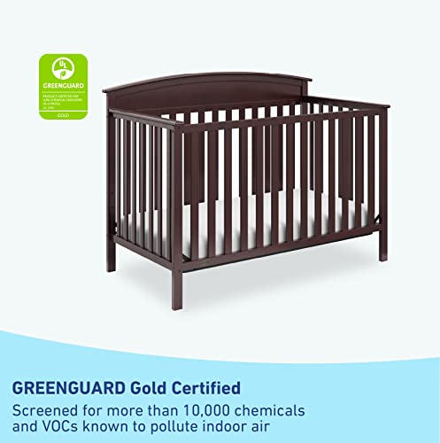 Graco Benton 5-In-1 Convertible Crib (Espresso) – Greenguard Gold Certified, Converts From Baby Crib To Toddler Bed, Daybed And Full-Size Bed, Fits Standard Full-Size Crib Mattress #TOP2