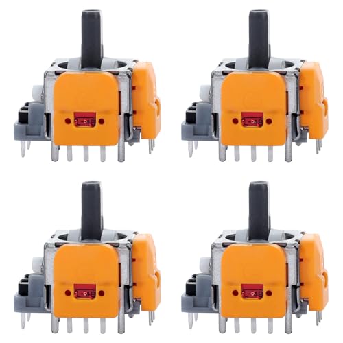 Ikpek 4pcs Hall-Effect Joysticks Replacement for DualSense PS5 Controller, 3D Analog Sensor Wheel...