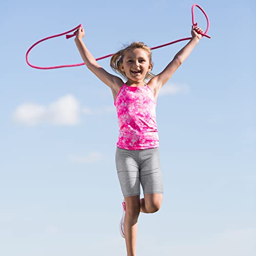 Poroka 8 Pack Kids Girls Bike Shorts Solid Plain Girls Activewear Dance Bottoms Shorts Workout Clothes For Girls #TOP6