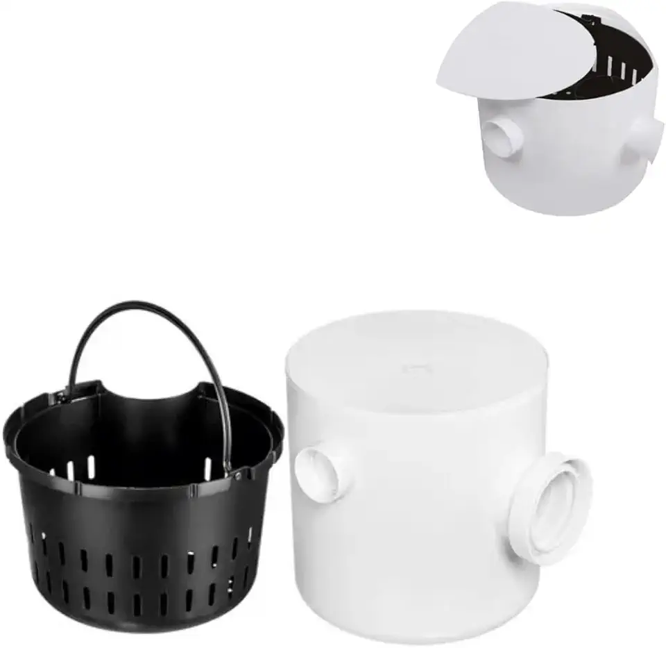 Caixa de Gordura Herc com Cesto 250 x 250 x 75mm 2305 Redonda