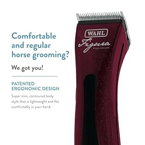 Wahl Professional Animal Figura Equine Horse Cordless Clipper Kit – Metallic Red