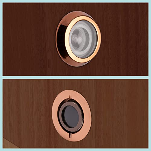 Plantex Door Eye/Eye Hole for Main Door/Door Eye Viewer/Eye Viewer for Safe Secure Home/Office/Hotel - (Rose Gold)