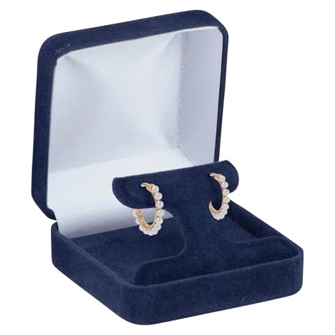 ALLUREPACK Velvet T-Style Earring Box Cover
