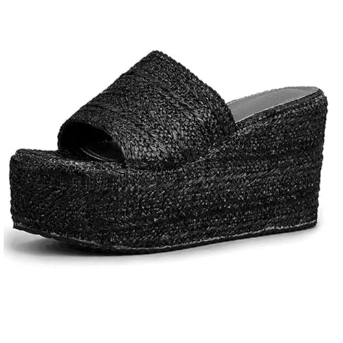 Gicoiz Espadrilles Women Platform Slippers Wedge Sandals