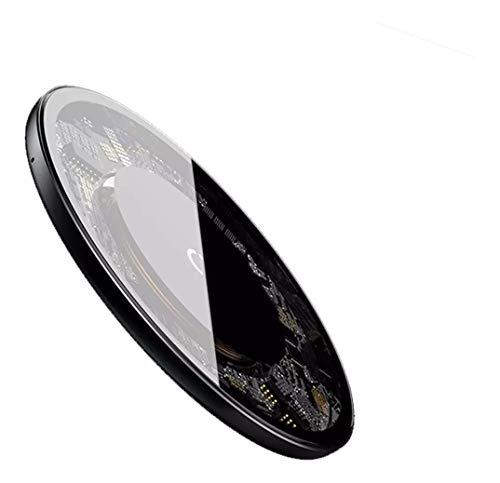 Carregador Sem Fio Wireless Simple Preto com Cabo Lightning