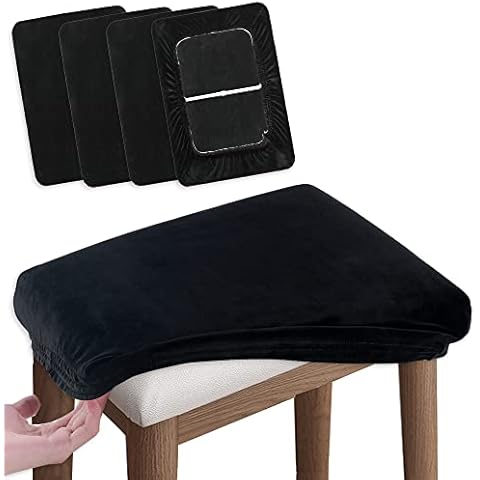SINOSSO Rectangular Vanity Stool Covers Cover