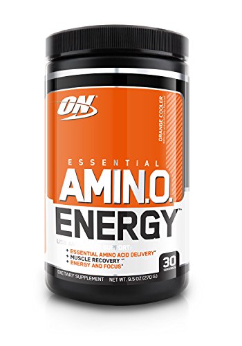 Optimum Nutrition Essential Amino Energy, Orange Cooler, Keto Friendly Preworkout and Essential Amino