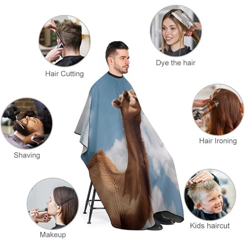 Capa para corte de cabello unisex 66.9 x 56.7 pulgadas miniatura 3