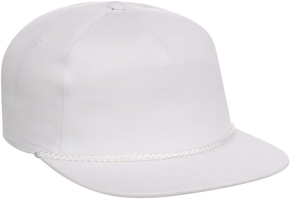 Lids Blank Fairway Rope A-Frame Adjustable Snapback Hat - Image 3
