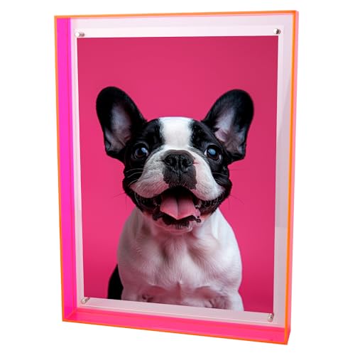 Ligtmor Acryl-Fotorahmen, passend für die Formate 21 x 30 cm, A4, Zoll, für Tisch- oder...