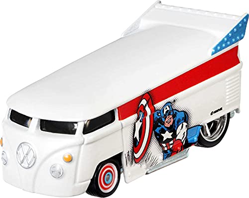 Hot Wheels Pop Culture VW Drag Bus 1:64 Scale Vehicle for Kids Aged 3 Years Old & Up & Collectors of Classic Toy Cars, Featuring New Castings & Themes