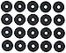 Hillman 2862 1/4-Inch Neoprene Fender Washer, 20-Pack , Black , 1/4