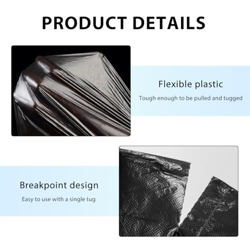 Image of 2PCS Car Trash Bags, Waterproof Plastic Auto Trash Can Liner Refills, Tear-Resistant Disposable Litter Garbage Bag for Vehicle Home Office, Essential Car Accessories