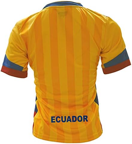 ARZA Ecuador Women’s Soccer Jersey - National Team Fan Jersey Yellow 100% Polyester