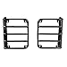 Rugged Ridge 11226.02 Black Rear Euro Tail Light Guard - Pair