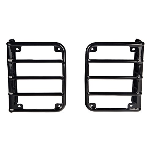 Rugged Ridge Tail Light Euro Guards for Jeep Wrangler JK/JKU | Satin Black | 11226.02 | Fits...