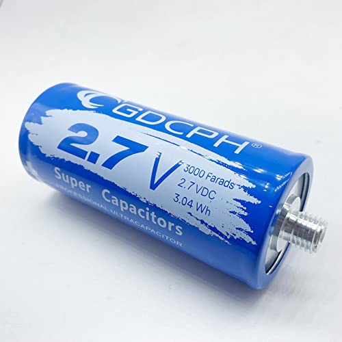 Super condensateur 2.7V 3000F à haute capacité de décharge rapide - 3