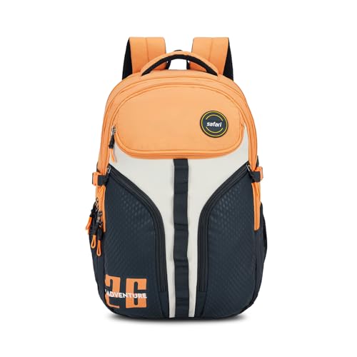 Image of Safari 43L Expandable Laptop Bag with Armor Base, Raincover, 3 Compartments, Compression Straps, Large Size Travel Bag, Ideal For 3-4 Days Staycations, Hiking, Office Bag