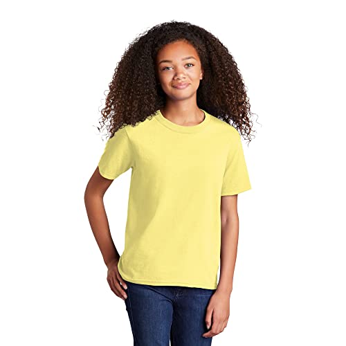 Port & Company - Youth Core Cotton Tee S Yellow3