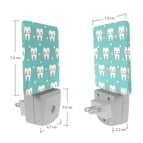 Lámpara de noche LED con sensor para niños 7.6x7.6cm miniatura 7
