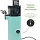 JuiceInstant Kompakter Entsafter für Obst und Gemüse, kaltgepresst, elektrisch, BPA-frei, mit Sieb, auslaufsicher, langsamer Entsafter, vitaminkonserviert (Wasser)