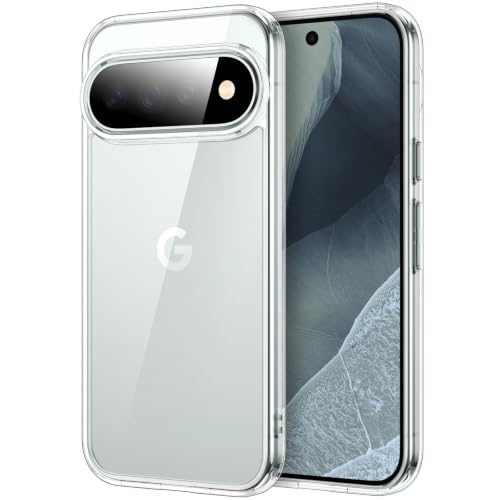 Image of JETech Case for Google Pixel 11 Pro XL, Anti-Yellowing, Clear | Cover Scratch-Resistant, Hard PC Clear Back, Shockproof Protection, TPU Bumper