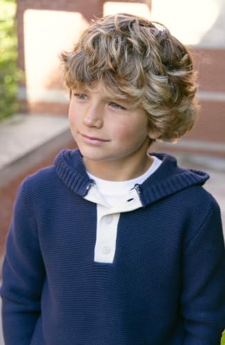 Image of Hope & Henry Boys' Hooded Pullover Sweater