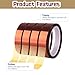 Gopbod 1 Roll High-Temperature Resistant Tape 2inch x 33m(108ft), No Residue Heat-Resistant Tape for Electric Task, 3D Printing, Soldering, Sublimation, Masking,No Residue