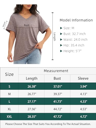 Athmile KB-T0007-3-GP-M Womens Tops Short Sleeve Shirts thumb #5
