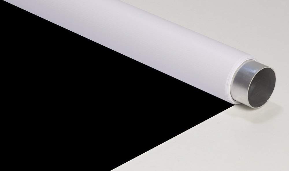 Fotohintergrund für Fotografie und Video, professionelle Fotoleinwand, Schwarz, 150 x 305 cm