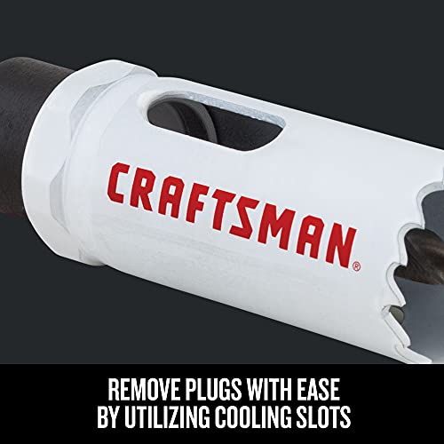 Craftsman Hole Saw Kit, Bi-Metal Set, 7-Piece (Cmah1Set7) #TOP6