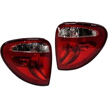 Garage-Pro Rear Tail Light Assembly For Dodge Grand Caravan 2004-2007, Chrysler Town & Country, Caravan, Halogen With Bulbs Driver Passenger Side