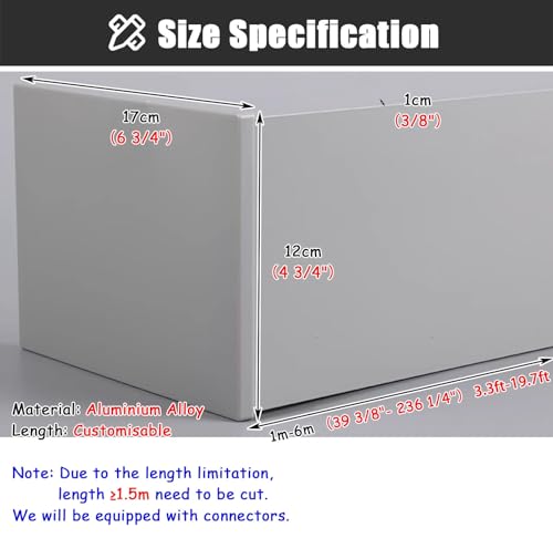 Caja de techo sin riel para eliminar cables colgados en techos planos 4