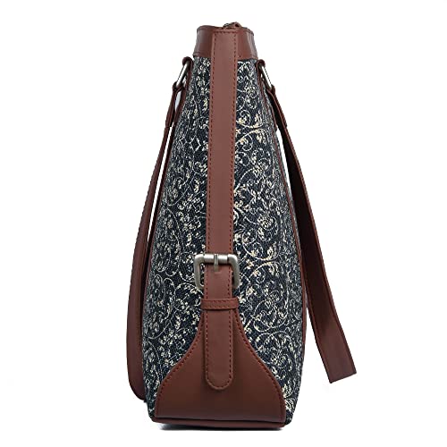 ZOUK Vegan Leather Women's Office Bag for 15.6 inch Laptop, MacBook - Image 6