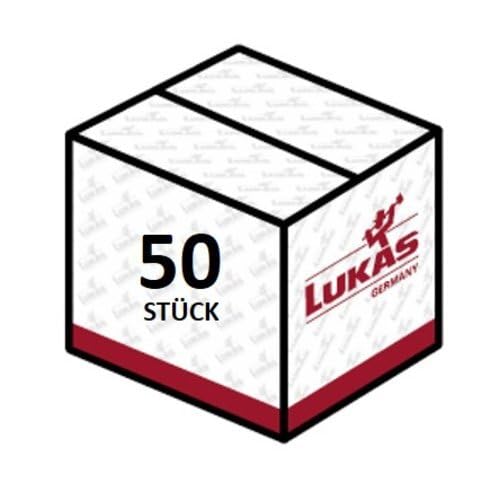 LUKAS-ERZETT - 50 dischi da taglio T41 per acciaio INOX, 125 x 1,0 mm, dritti | con X-LOCK | A46U-BF - 13,5 x 13,5 x 10 cm