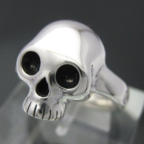 Amazon かわいいドクロの指輪 ベイビースカルリング Clash 27号 シルバー925 銀製アクセサリー リング 通販