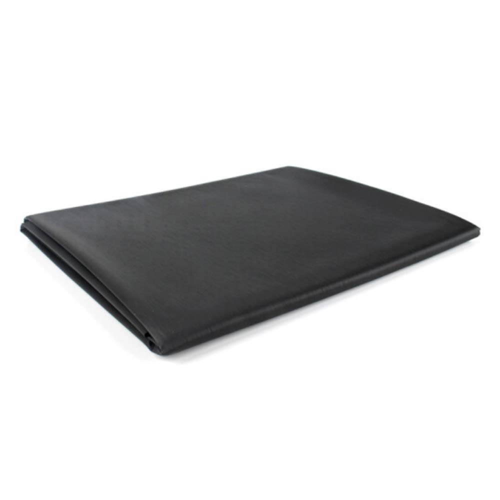 Sábanas negras impermeables con sábanas de látex, 200 x 220 cm