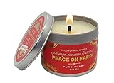 Holday Aromatherapy Candles (Orange, Cinnamon & Clove, 3 Ounce Silver tin)