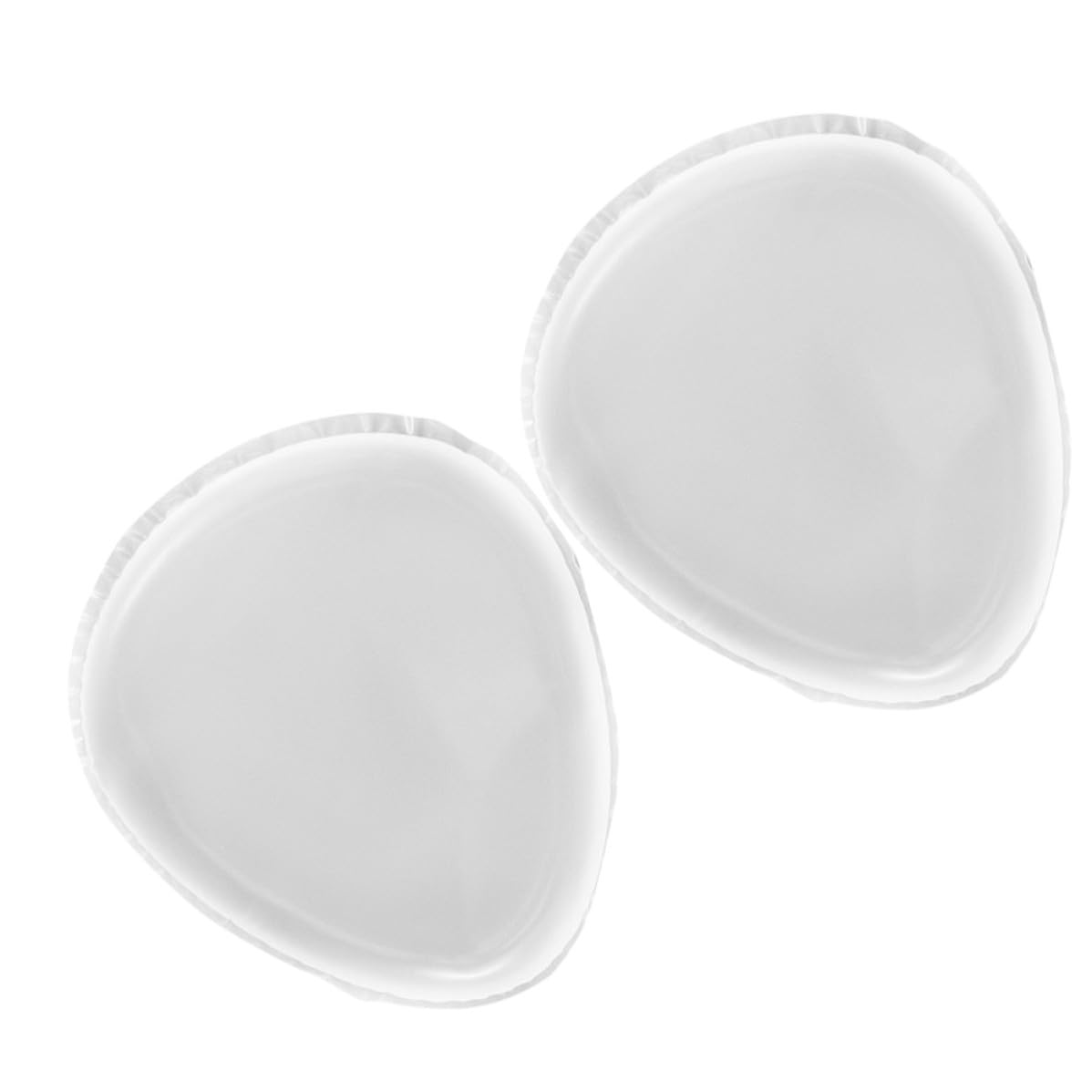 HEALLILY Silicone Makeup Sponges Non-absorbent Makeup Blenders 2 Pcs Reusable Wet Use Design for Foundation and Liquid Cosmetics for Travel the Go Touchups