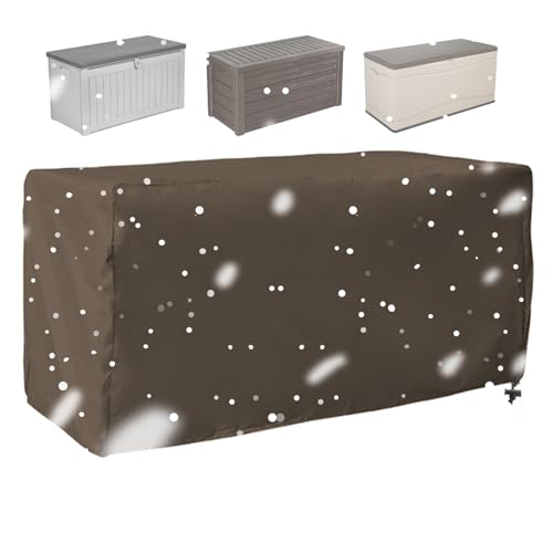 HOMEty funda impermeable banco jardin marron Oxford 210D 2