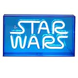 Star Wars Acrylic Light Up Neon Sign for Wall or Table, 9' W x 5' H x 1.8' D