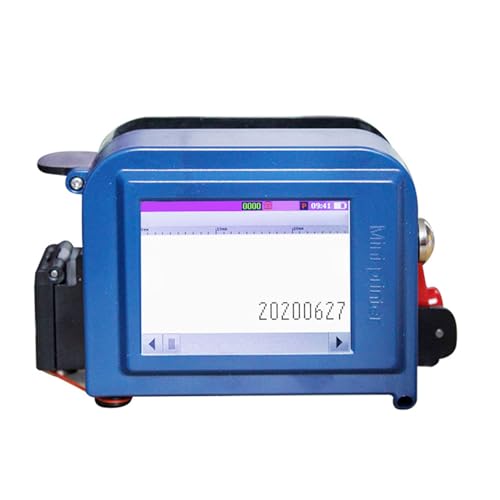 Marhynchus Handheld-Tintenstrahldrucker, HD-LED-Touchscreen, Multifunktionale Tragbare Tintenstrahldruckerpistole mit Griff, Stabiler Kontinuierlicher Druck auf Verschiedenen Oberflächen