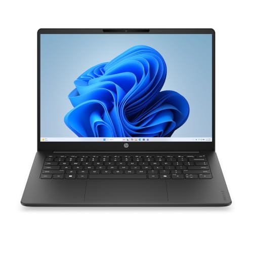 HP OmniBook 3 14 inch Laptop PC, 2K Display, AMD Ryzen 3 30, 8 GB RAM, 512 GB SSD, AMD Radeon 610M, Wi-Fi 6, Windows 11 Home, Jet Black, 14-hy0006ca
