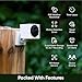 Wyze Cam Outdoor Starter Bundle v2 (1 Camera + Base Station) - 1080p HD Wireless Home Security Camera, Battery-Powered, IP65 Rated, Color Night Vision, 2-Way Audio, Compatible with Alexa & Google