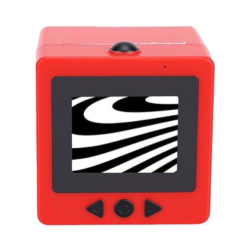 Image of Smart AI Sticker Printer, Voice Controlled Portable Thermal Inkless Sticker Maker Machine with 2.4 Inch Screen for DIY Arts Crafts (Red)