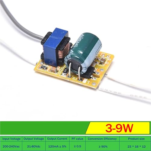 Solución a parpadeos de luz con este driver LED de corriente constante 5W 8W 25W 2