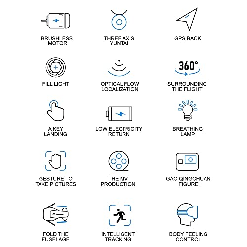 6k GPS. Drone Com Gimbal De 3 Eixos Eis. Anti-Shake, 2 Pilhas 60 Minutos De Tempo De Voo, Motor Sem